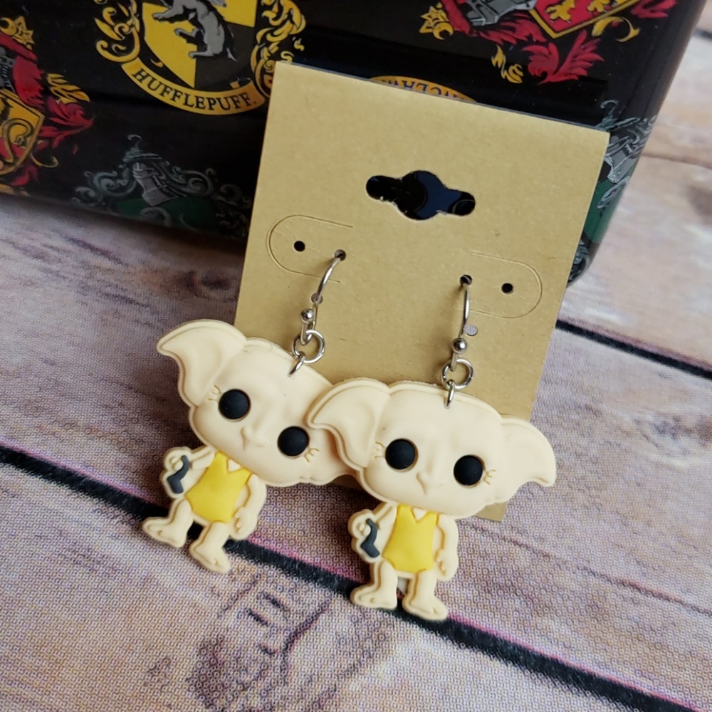 New PVC Harry Potter Dobby Dangle Earrings